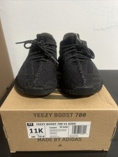 Adidas Yeezy Boost 350 V2 Size 12 Non-Reflective Kids FU9013 Ape 779001