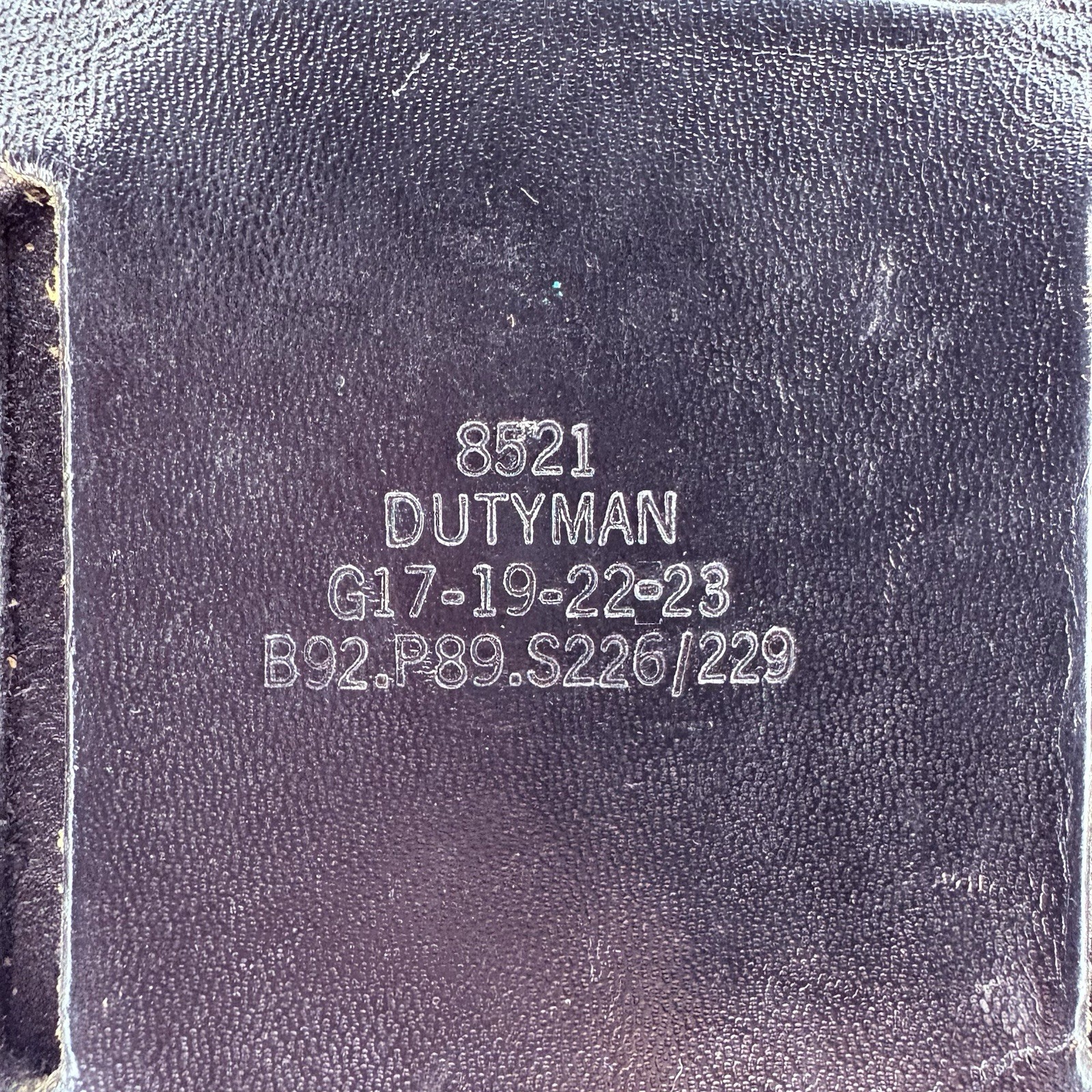 Dutyman 9mm Magazine Pouch Carrier Holster 8521 G17-19-22-23, B92, P89, S226/229