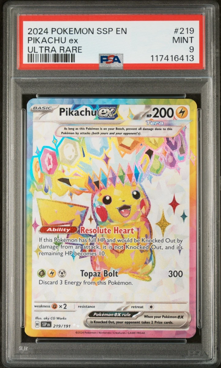 Pikachu Ex Pokémon TCG Cards for sale | eBay