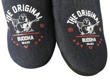 Men's True Religion Brand Jeans The Original Budda Slippers Navy