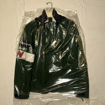 Vintage Nautica Green Water Challenge Men s S Full Zip Fleece Lined Jacket Coat