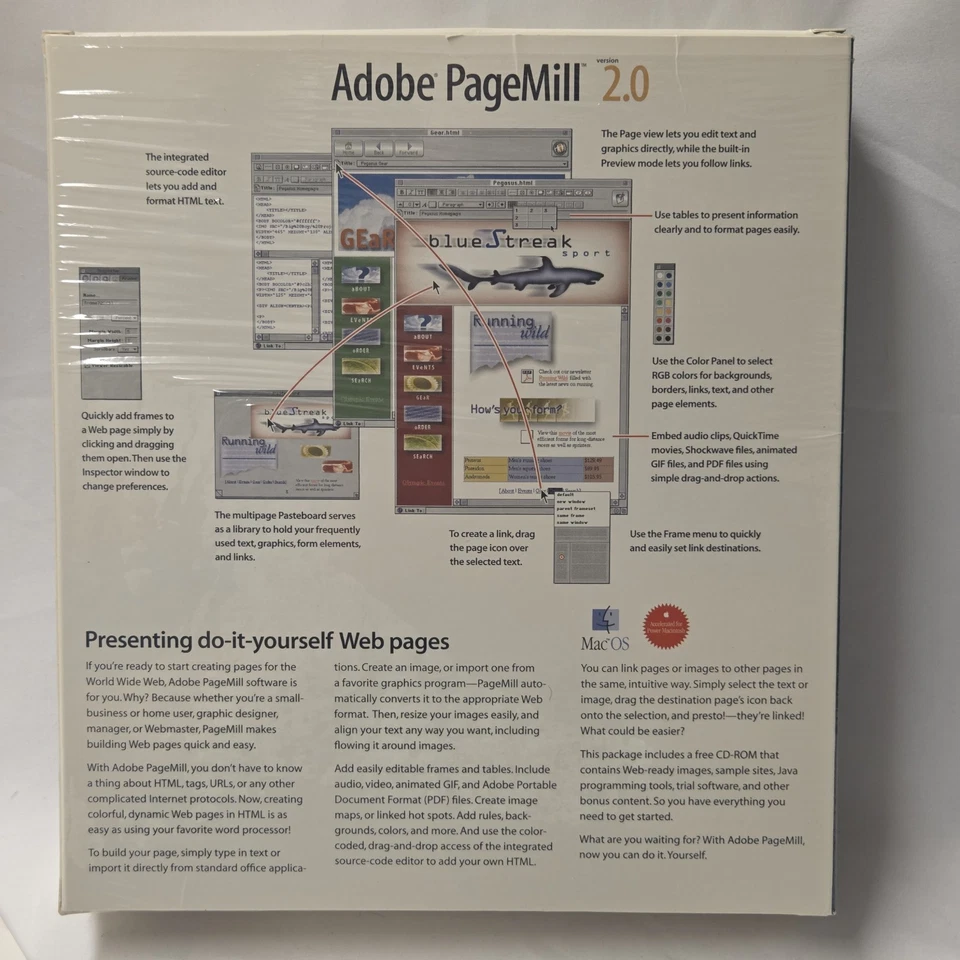 Adobe PageMill Version 2.0 CD Version for MAC with SiteMill - Image 3 of 4