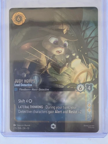 Lorcana Whispers in the Well #235/204 Judy Hopps - Lead Detective | Enchanted