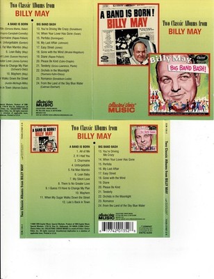 BILLY MAY - A BAND IS BORN/BIG BAND BASH (CD 2000)  *24 TRACKS*