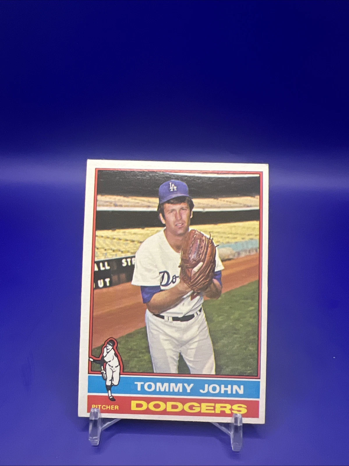 Tommy John trading card