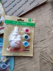 5 Craft Square ceramic figurine Painting Lot New See Photos  — photo 4