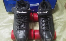 Riedell Dart Quad Skates Black size 4