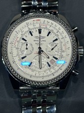 Breitling for Bentley weißes Zifferblatt Herrenuhr Edelstahlarmband - A25362