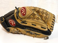 Rawlings RBG4 Tanned Leather Baseball Glove Right Hand Throw 13  RHT 13 inch