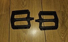 Rockrider Pedali per Bicicletta con Piattaforma in Plastica Nero