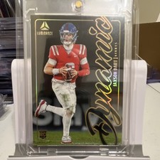 Panini Luminance Dynamic Rookies Jaxson Dart #14 Rookie Giants Football Card