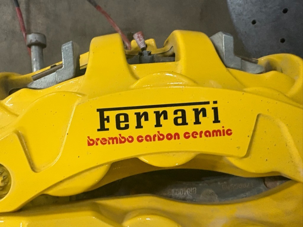 FERRARI 488 Brake Caliper Brembo Carbon Ceramic set of 4  2016-2021  rotors 6k M