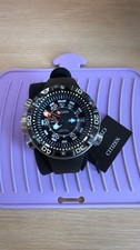 Citizen Promaster Aqualand Eco-Drive 200m Diver Date Black Dial 50mm