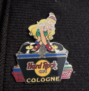 Hard Rock Cafe Cologne DJ Girl Pin