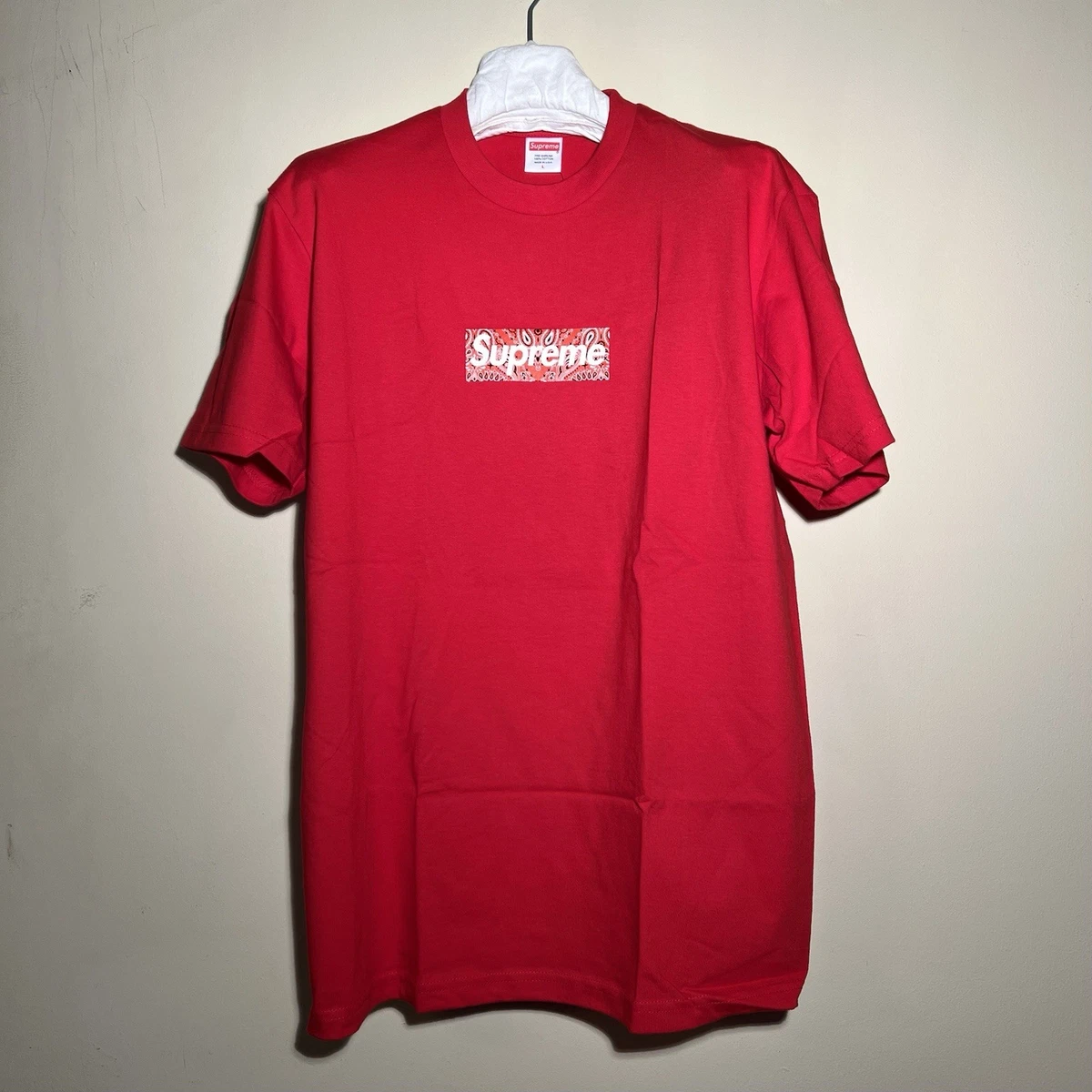 Supreme Red Box Logo In Men's T-Shirts for sale - eBay