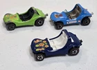 3 Hot Wheels Redline Dune Daddy Light Blue Green Variation