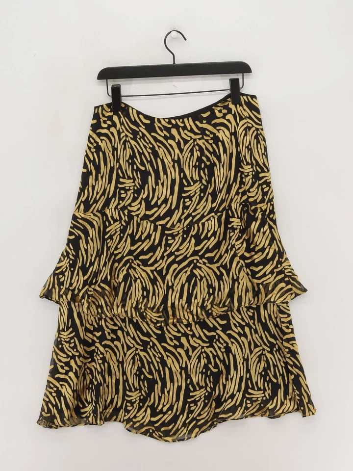 Whistles Women's Maxi Skirt UK 14 Black 100% Polyester Long Maxi - Image 2 of 4