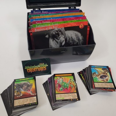 Huge Weird N' Wild Creatures Card Lot 100s IMP TCG Encyclopedia Case Set
