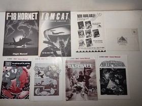 Atari 7800 Instructions Manual Booklet Lot