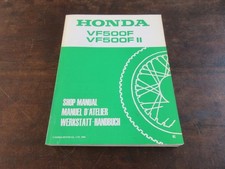 Honda VF500F VF500F2 VF500FII Shop Service Repair Manual Workshop Manual