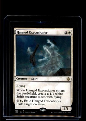 MTG Hanged Executioner #25 Rare Starter Commander Decks