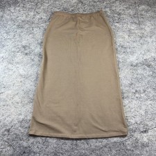 New Reformation Pull On Foster Knit Pencil Skirt Women's Medium Tan Boho
