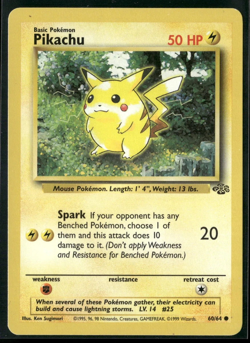 Wizards of the Coast Pikachu Pokémon TCG Jungle Individual