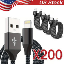 Fast Charger Cable Heavy Duty For iPhone 13 12 11 X XR 8 Charging Cord Wholesale