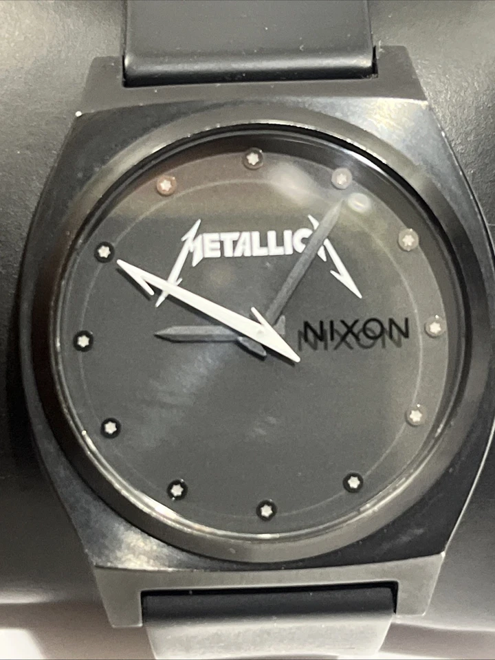 Nixon Metallica Time Teller Men Watch With New Battery! - Image 2 of 4