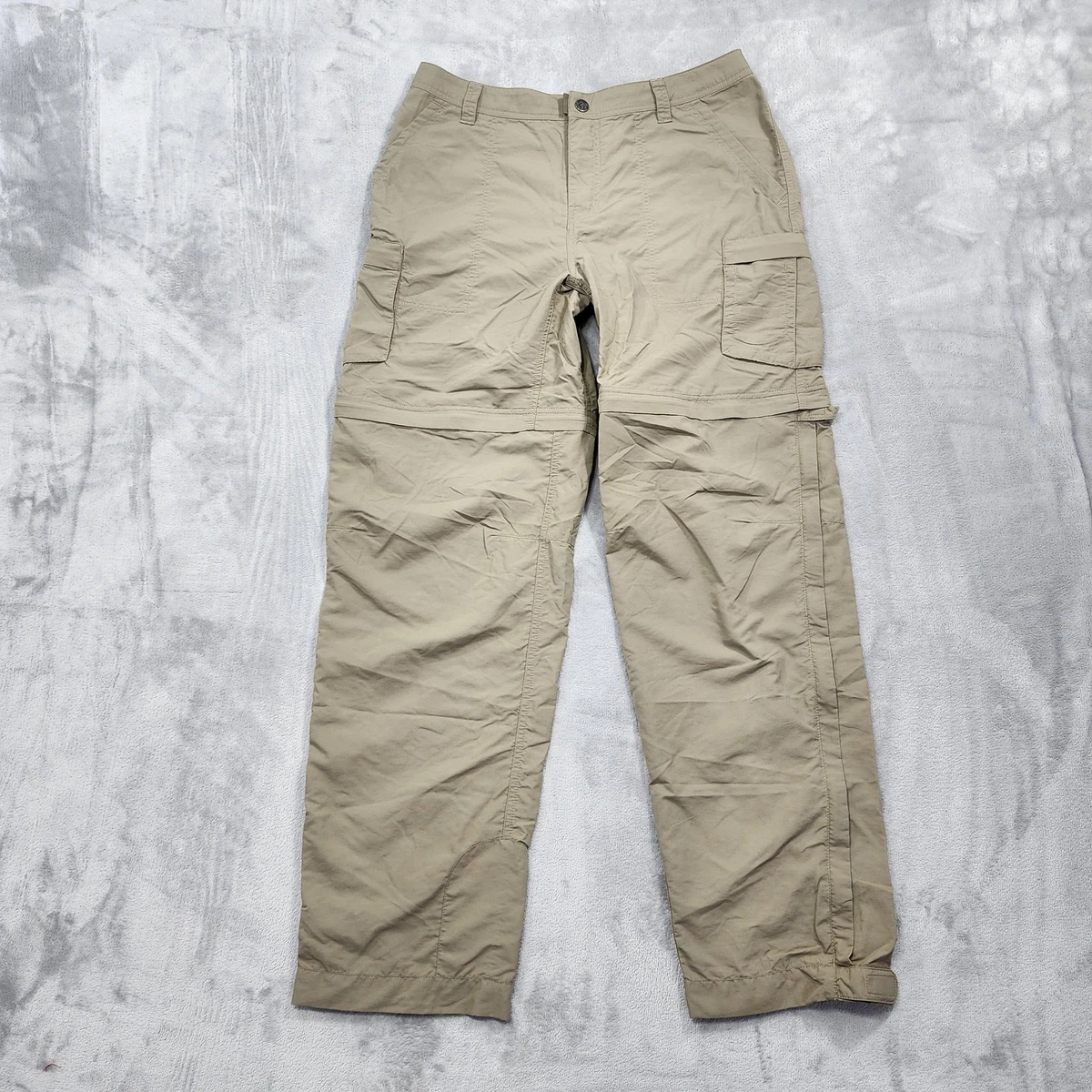 Pantalon Convertible REI Co-op Femme Taille 10 Olive – Jambes Zippées Randonnée