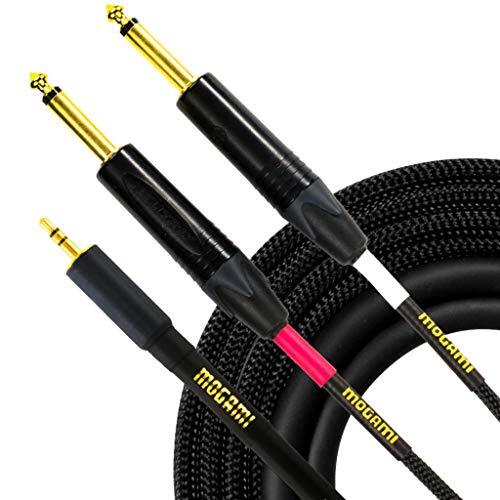 Кабель Mogami GOLD 3.5 2 TS3.5 TRS для подключения к двойному моно-телефонному разъему 1/4 TS