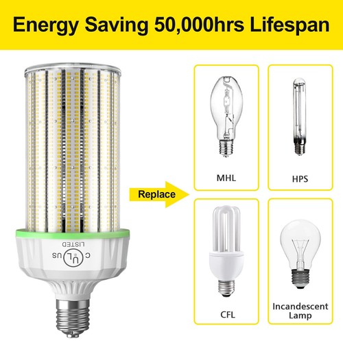 2Pack 200W LED Corn Light Bulb 5000K 30000lm E39 Base Replace 1000W Metal Halide - Picture 13 of 15