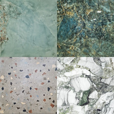 Rectified Glossy Matt Stone Effect Porcelain 100x100cm Wall & Floor Tiles Sample