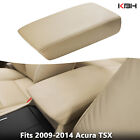 Fits 2009-2014 Acura Tsx Center Console Lid Armrest Cover Leather Trim Beige Tan (For: Acura Tsx)