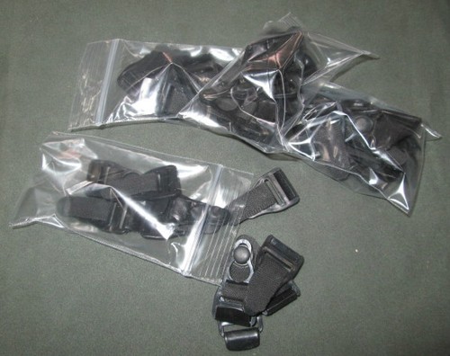 retro black,white or pink. suspender garter clips 1970s 10 pack - Picture 5 of 8
