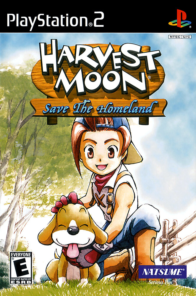 Harvest Moon Save The Homeland PS2 BOX ART Premium POSTER MADE IN