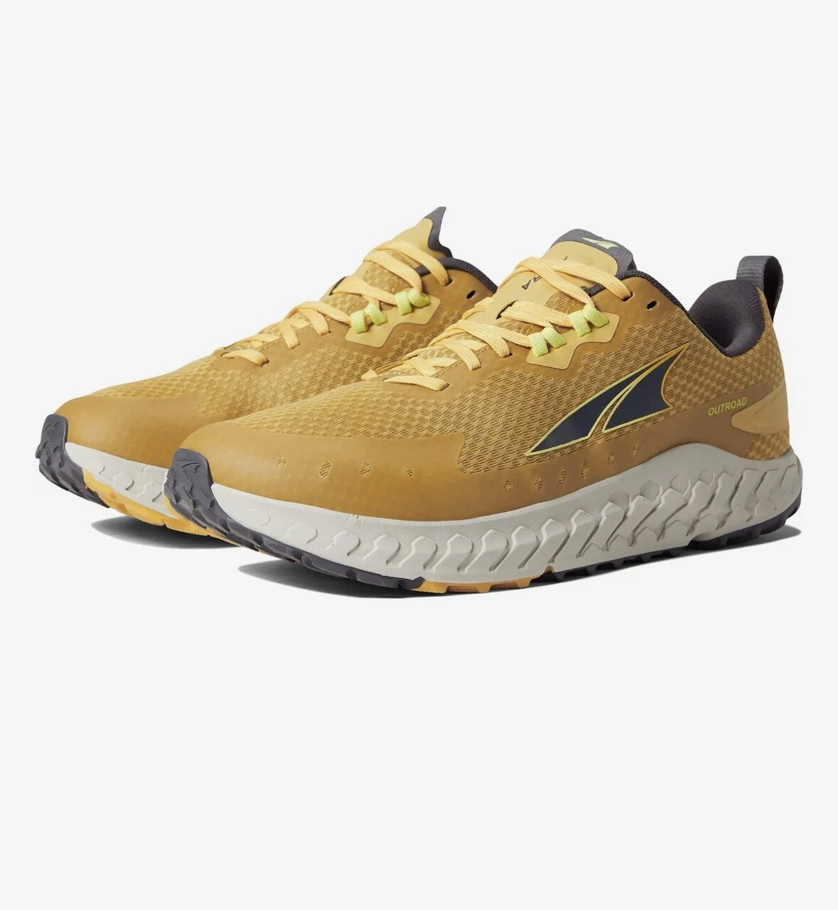 Altra Outroad Men’s Trail Running Shoes Yellow Gray Size 8 NWOB