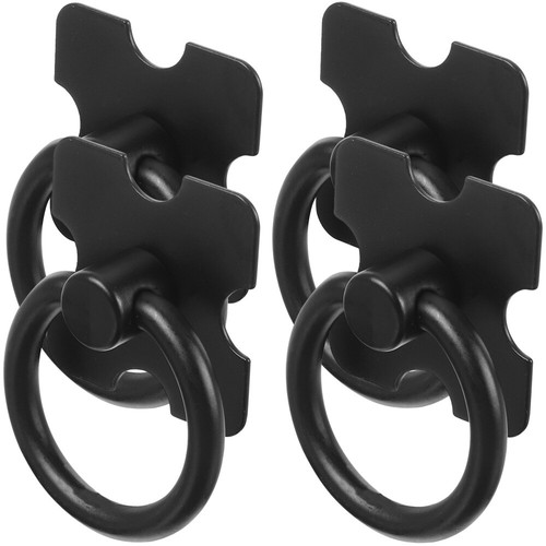 4 Pcs Ring Handle Decorative Drawer Pulls Modern Cabinet Handles