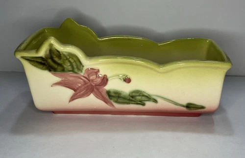 Vintage Hull Pottery Woodland Pattern Planter Window Box 9” EUC!    EB48