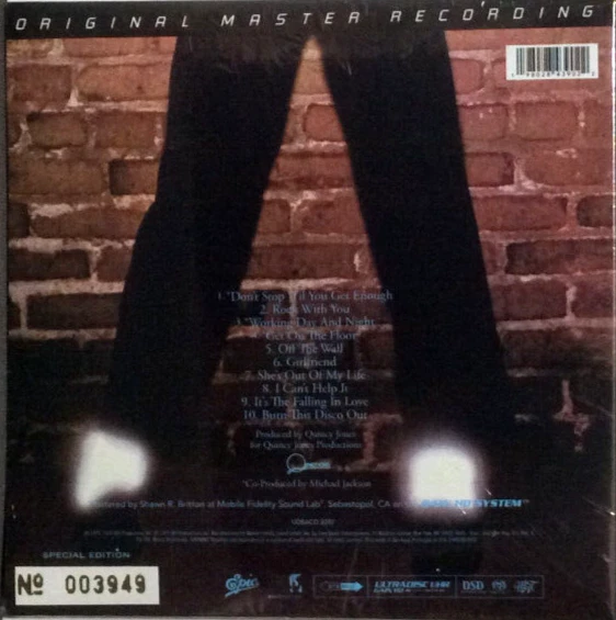 Michael Jackson - Off The Wall MFSL SACD (Hybrid, Stereo, Remastered) - Image 2 of 2