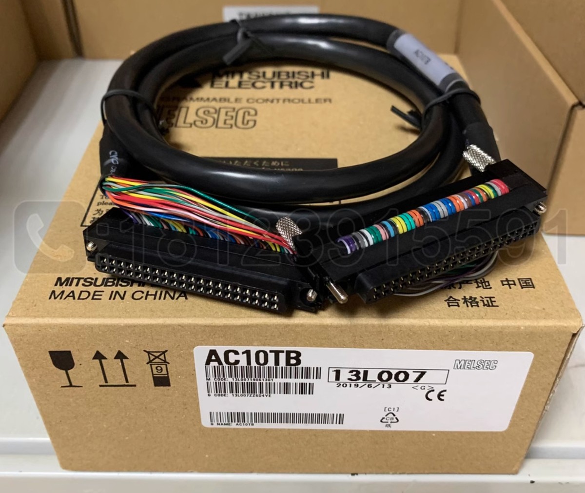 Mitsubishi PLC Terminal block Connection cable AC20TB Length 2