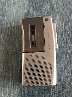 GE Micro Cassette Recorder Model 3-5377A Fast Playback AVR Auto Voice Record