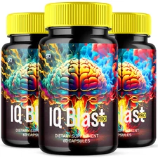 IQ Blast Pro Brain Supplement - Enhance Cognitive Function and Clarity (3 Pack)