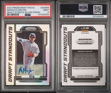 2021 Prizm Draft Picks Standouts SILVER PROSPECT RC AUTO MARCELO MAYER PSA 9🔥📈