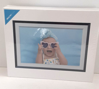 Dragon Touch Classic Digital Picture Frame - Black/White  10'' NIB