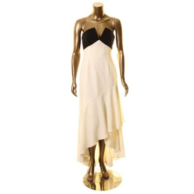 JILL JILL STUART NEW Women's Colorblock Strapless Ball Gown Dress 8 TEDO