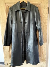 Leather Coat Size 12