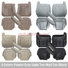 6PCS For 1999-2002 Chevy Tahoe Suburban Front Replacement Leather Seat Cover