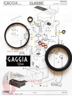 Gaggia Classic Baby Evolution O-Ring SERVICE KIT Boiler Seal incl Basket Holder