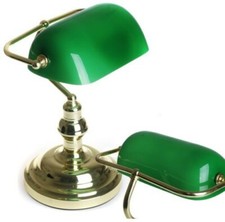 Lume da scrivania Lampada ministeriale Design Moderno per lettura Ottone NEW 72